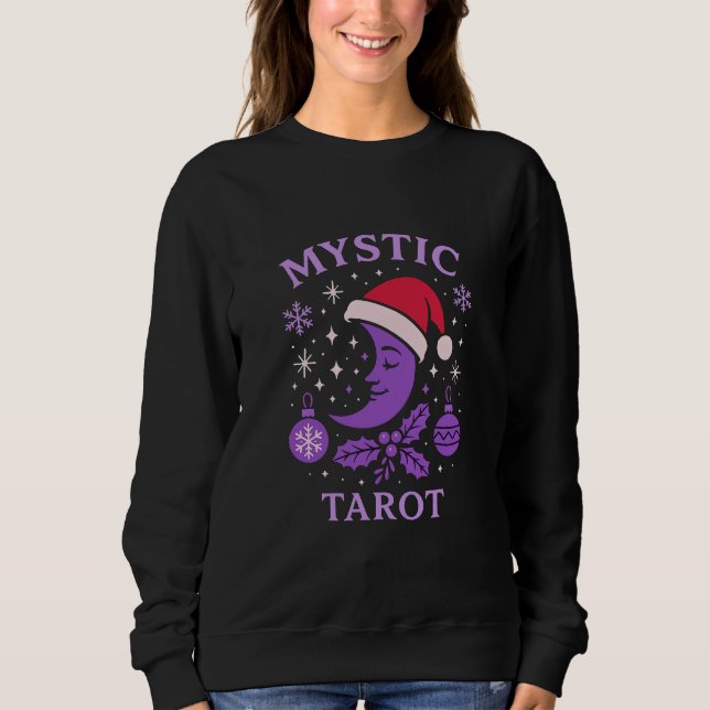 Sweatshirt New Year's divination, mystical tarot cards (Devant)