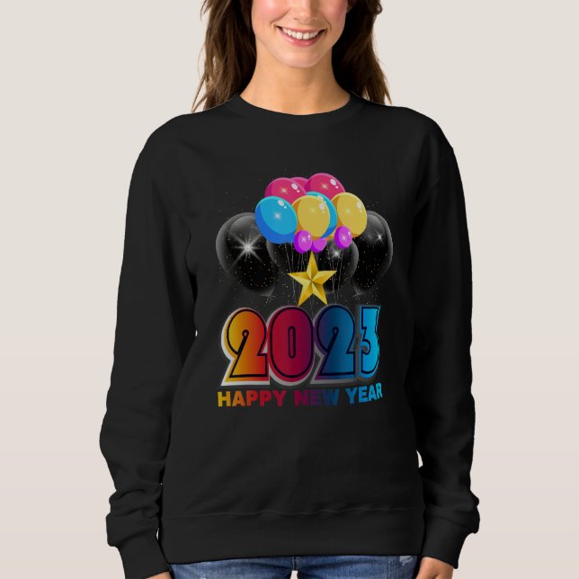 Sweatshirt New Years Eve Party Supplies Kids NYE 2023 Happy N (Devant)