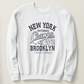Sweatshirt New York Brooklyn state college varsity athletic 