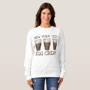 Sweatshirt New York City NYC Crème d'oeuf Eggcream Soda Fonta