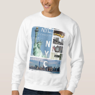 Sweatshirt New York City Nyc Ny Liberty Statue Manhattan
