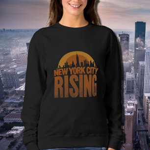 Sweatshirt New York City Rising” Skyline Urbain