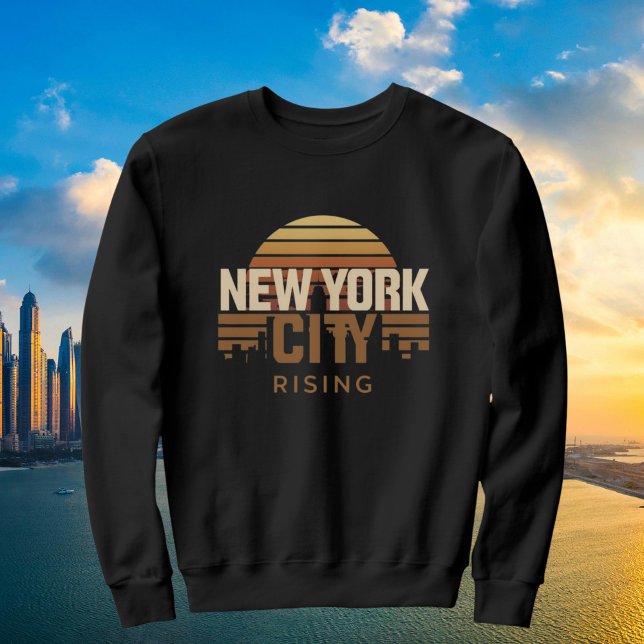 Sweatshirt New York City &   the Rising  Sun (Créateur téléchargé)