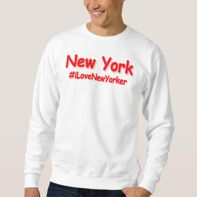 Sweatshirt "New York" Joli Design. Acheter maintenant (Devant)