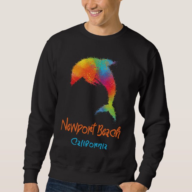 Sweatshirt Newport Beach  California  Souvenir (Devant)