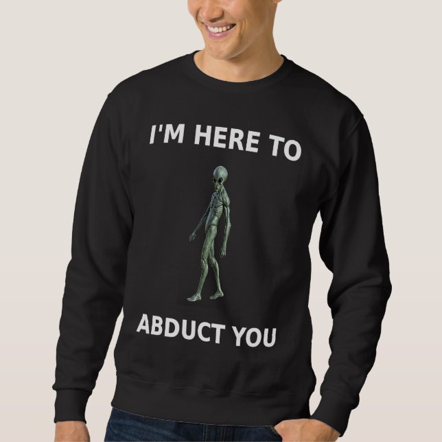 Sweatshirt Next Level Alien Abduction Gaming Ware Premium War (Devant)