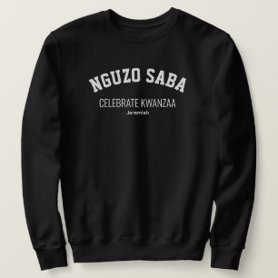 Sweatshirt NGUZO SABA Célébrer Kwanzaa