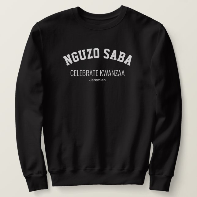 Sweatshirt NGUZO SABA Célébrer Kwanzaa (Design devant)