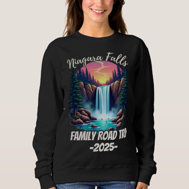 Sweatshirt Niagara Falls Road Trip Famille Voyage Hommes (Devant)