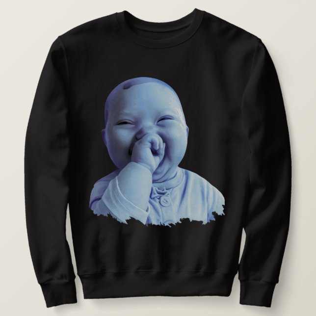 Sweatshirt Niche Baby Génération Z Mème Intelligence Artifici (Design devant)
