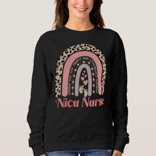 Sweatshirt Nicu Nurse Arc-en-ciel Nur nouveau-né Infirmière I