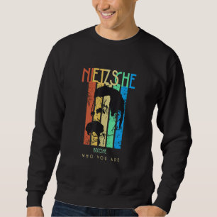 Sweatshirt Nietzsche quotidien Inspiration citations Devenez