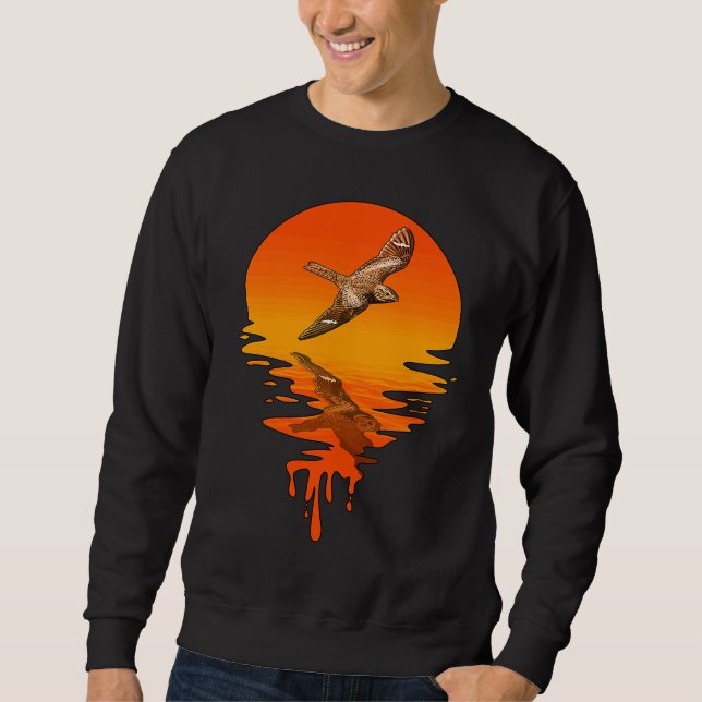 Sweatshirt Nighthawk de style rétro vintage (Devant)