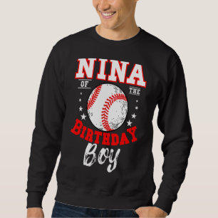 Sweatshirt Nina De L'Anniversaire Boy Baseball Thème Annivers
