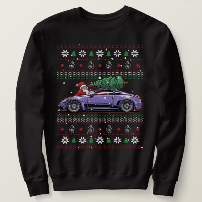 Sweatshirt Nissan 350z33 Noël cosy (Design devant)