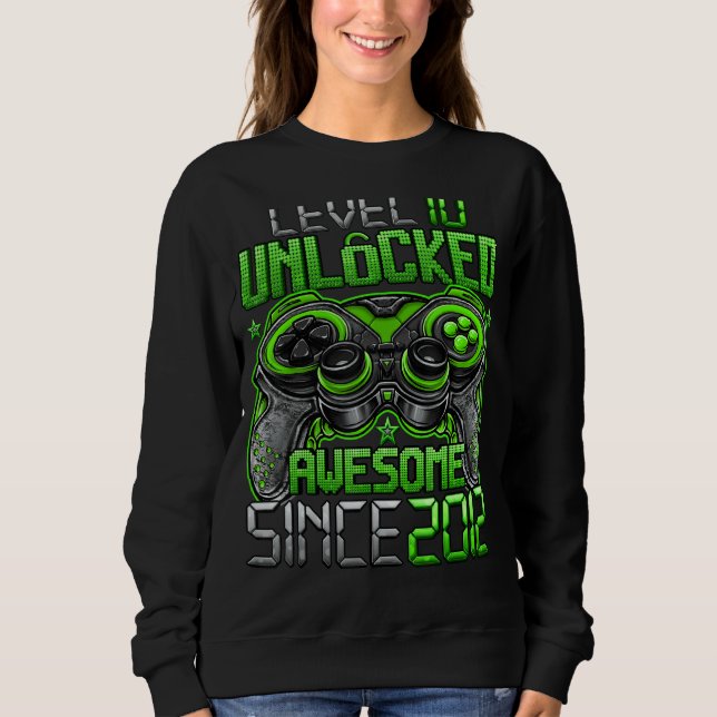 Sweatshirt Niveau 10 déverrouillé stupéfiant depuis 2012 10e  (Devant)