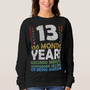 Sweatshirt Niveau 13 Jeu vidéo déverrouillé 13e fête d'annive