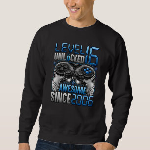 Sweatshirt Niveau 16 Déverrouillé stupéfiant depuis 2006 16e