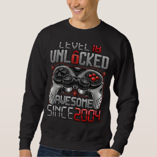 Sweatshirt Niveau 18 Déverrouillé stupéfiant depuis 2004 18e