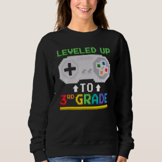 Sweatshirt Niveau Jusqu'À 3E Classe Gamer Video Game Control
