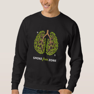 Sweatshirt No Fumer Zone Sans Fumée Pour Le Monde No Tobacco