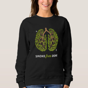 Sweatshirt No Fumer Zone Sans Fumée Pour Le Monde No Tobacco