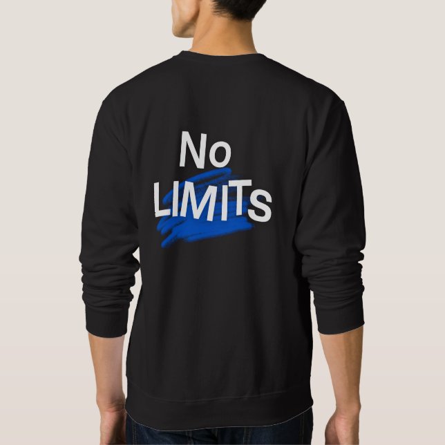 Sweatshirt no limits  (Dos)