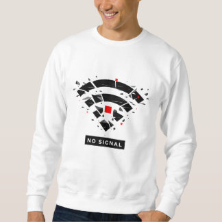 Sweatshirt No Signal T-Shirt – Abstract Digital Disconnection