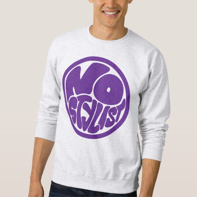 Sweatshirt NO STYLIST single purp emblem T-Shirt (Devant)