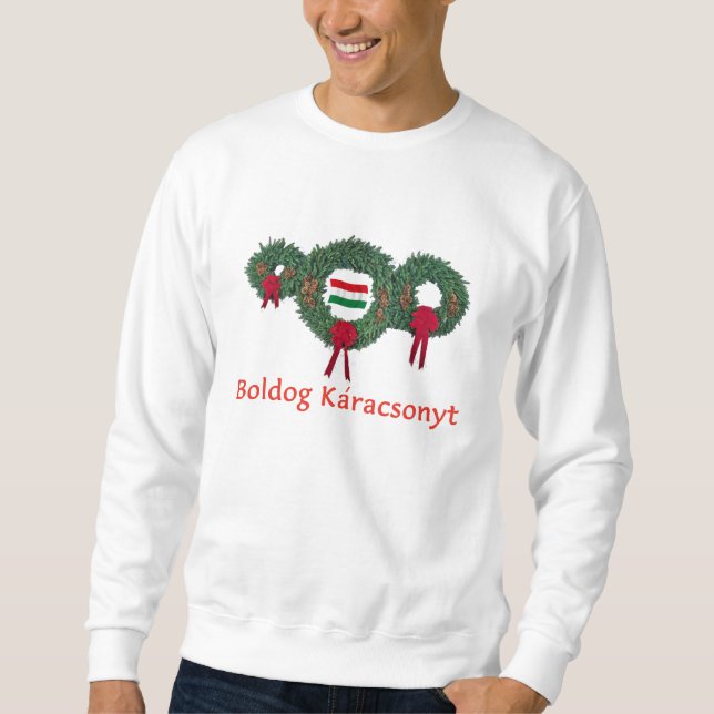 Sweatshirt Noël 2 de la Hongrie (Devant)