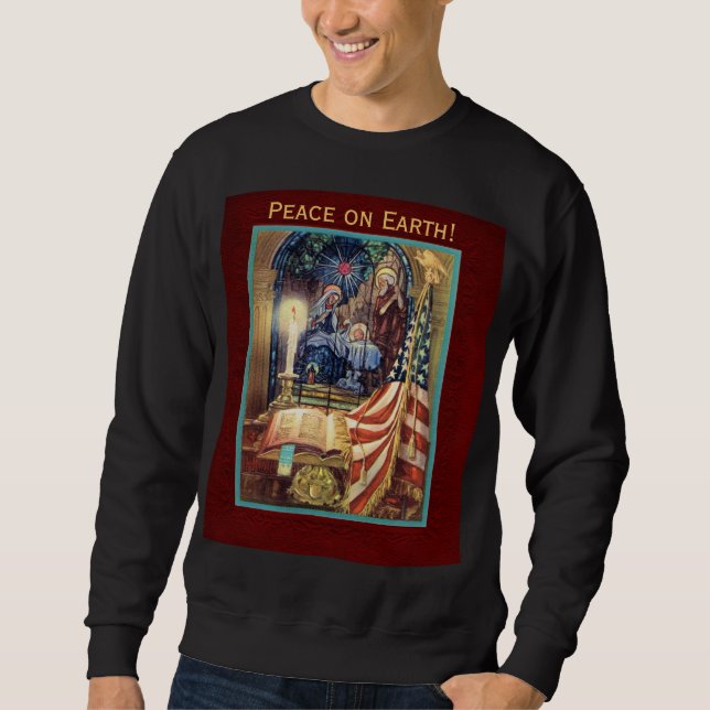 Sweatshirt Noël américain  (Devant)
