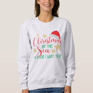 Sweatshirt Noël au bord de la mer