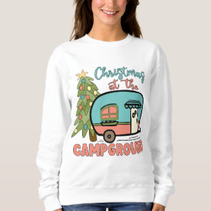 Sweatshirt Noël au camping-car de camping