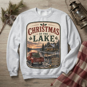 Sweatshirt Noël au Lac Vintage