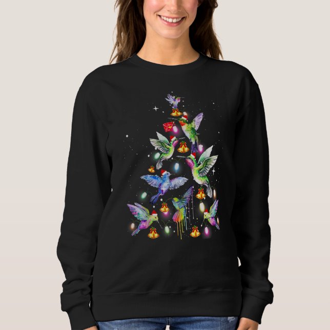 Sweatshirt Noël aux colibris Noël Noël Noël (Devant)