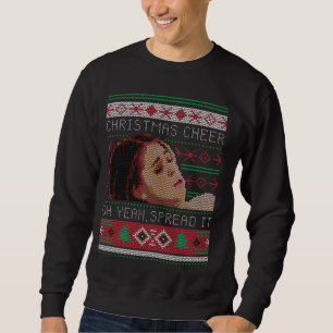 Sweatshirt Noël Cheer Oh Ouais, Étaler La Sueur De Noël