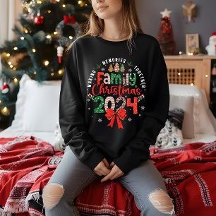 Sweatshirt Noël de famille 2024 Rassembler les souvenirs
