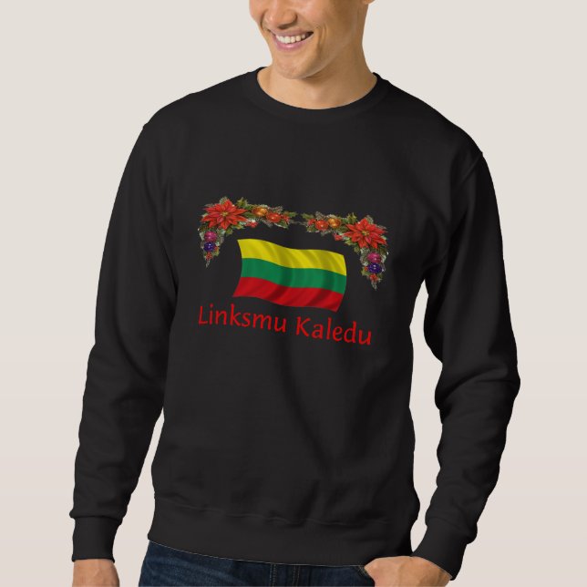 Sweatshirt Noël de la Lithuanie (Devant)
