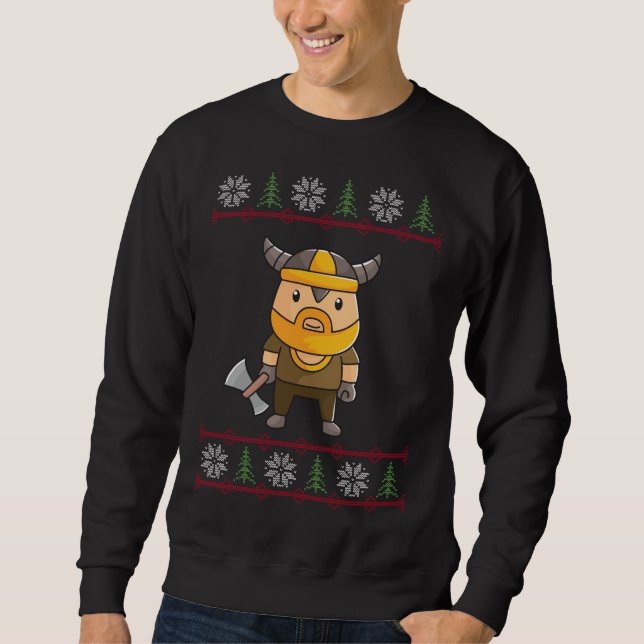 Sweatshirt Noël de Viking Ugly Sweet (Devant)