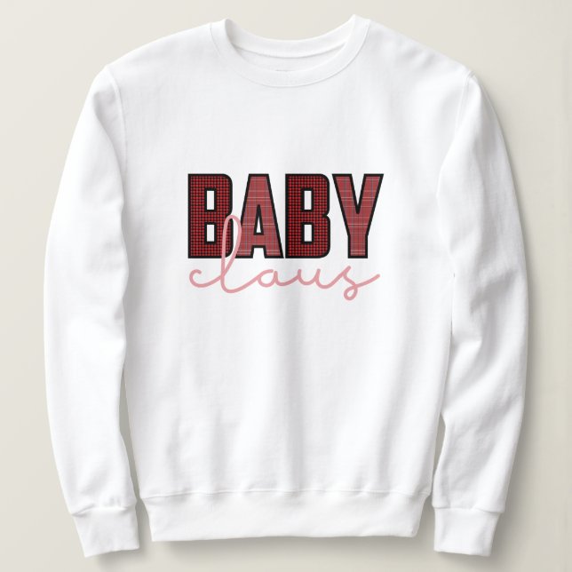 Sweatshirt Noël des claus de bébé (Design devant)