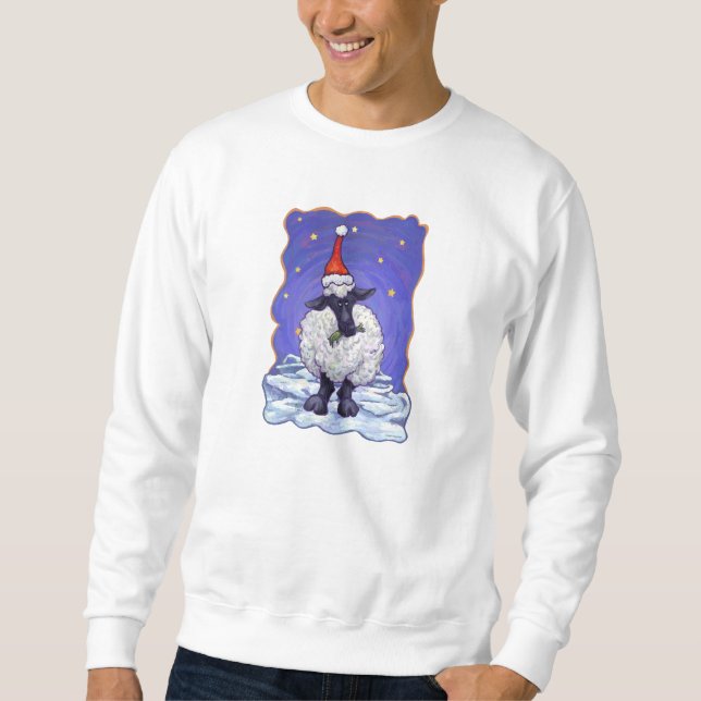 Sweatshirt Noël des moutons (Devant)