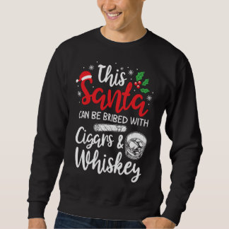 Sweatshirt Noël Drôle Ce Père Noël Peut Être Briqué Avec Ciga