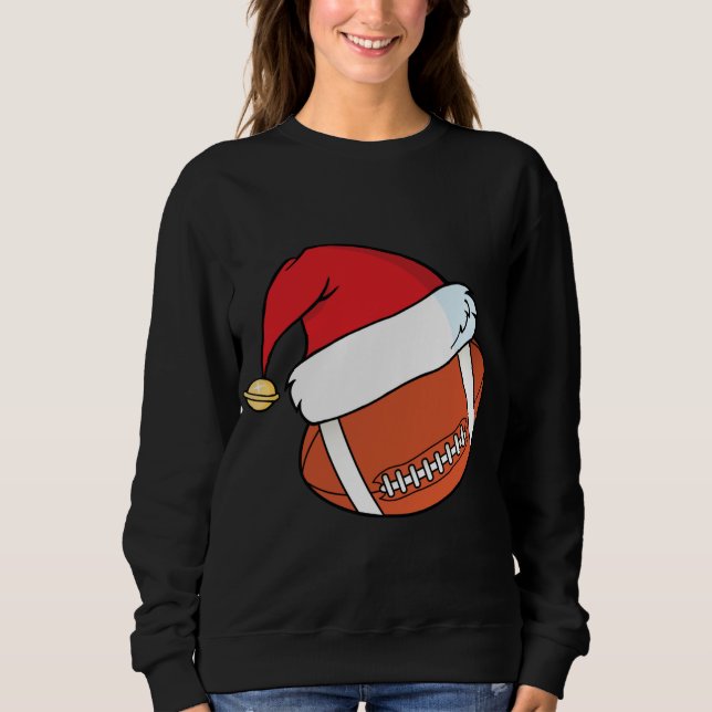 Sweatshirt Noël du Casquette du Père Noël (Devant)
