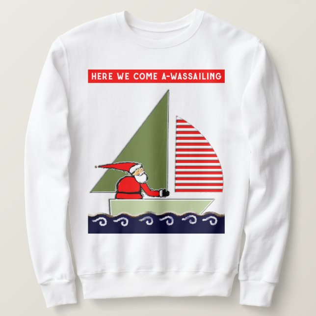 Sweatshirt Noël en mer (Design devant)