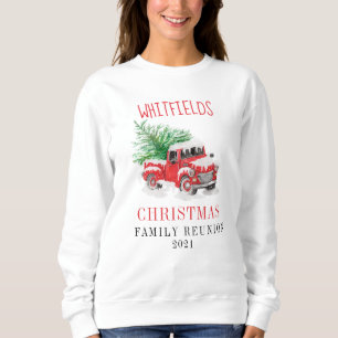 Sweatshirt Noël Fêtes Matché Famille Réunion Personnalisée