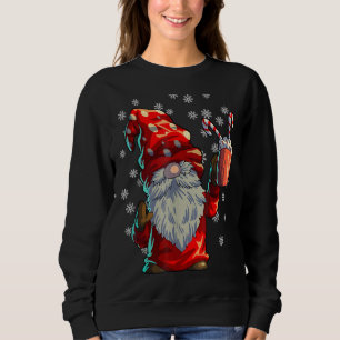 Sweatshirt Noël Gnome Vêtements Buffalo Plaid Rouge Christma
