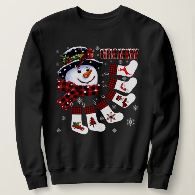 Sweatshirt Noël Grammy (Design devant)