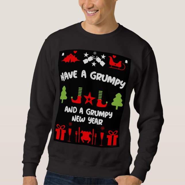 Sweatshirt Noël grincheux (Devant)