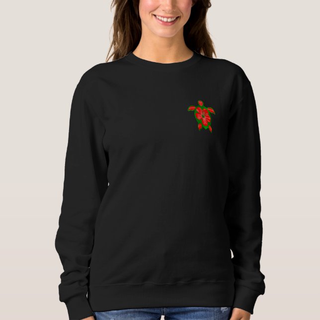 Sweatshirt Noël Hawaii Honu Tortues T (Devant)