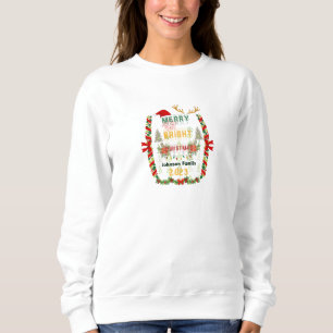 Sweatshirt Noël Joyeuses et brillantes femmes modernes
